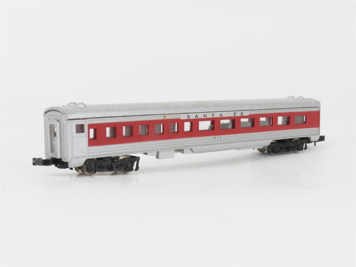 N Scale Model Power 3032 ATSF Santa Fe Coach Passenger Car #3032