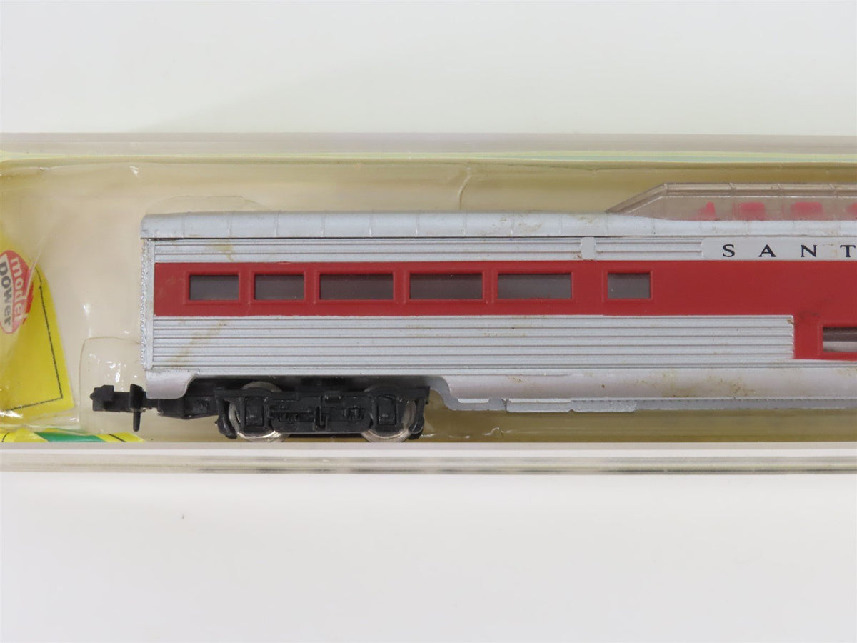 N Scale Model Power 3052 ATSF Santa Fe Vista Dome Passenger Car #3052