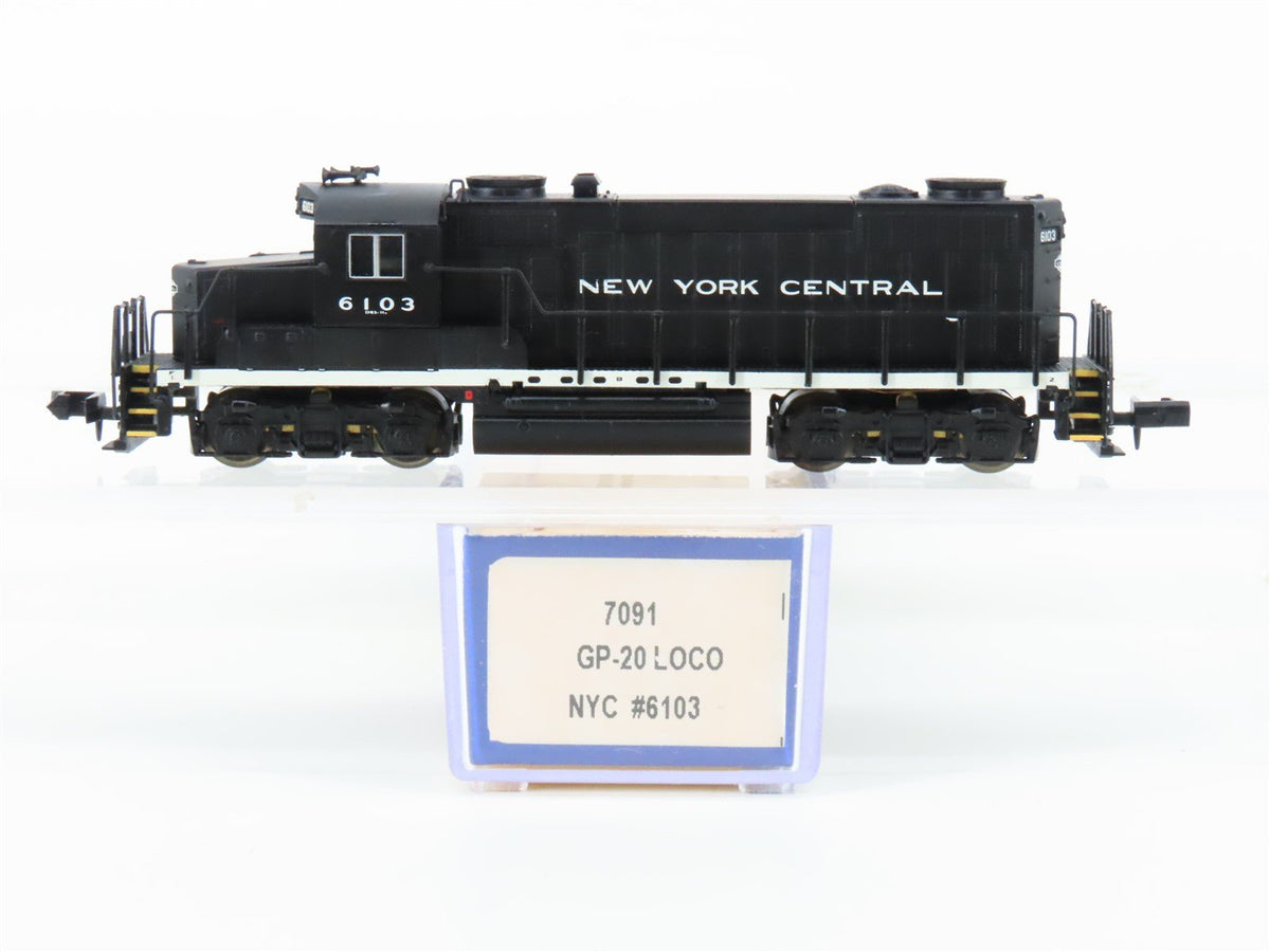 N Scale Life-Like 7091 NYC New York Central EMD GP20 Diesel Locomotive #6103