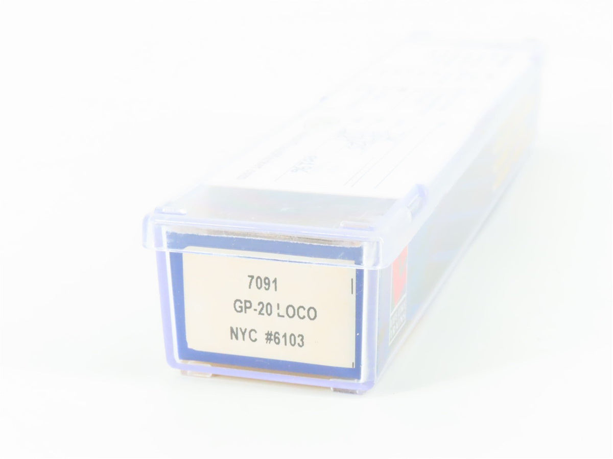 N Scale Life-Like 7091 NYC New York Central EMD GP20 Diesel Locomotive #6103