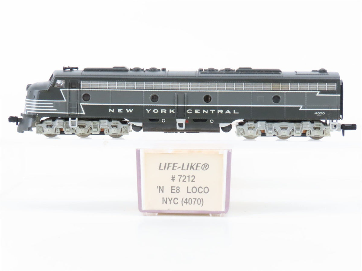 N Scale Life-Like 7212 NYC New York Central EMD E8A Diesel Locomotive #4070