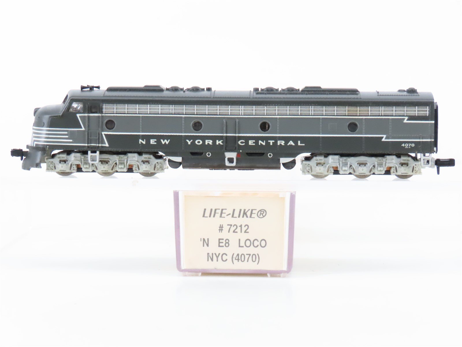 N Scale Life-Like 7212 NYC New York Central EMD E8A Diesel Locomotive #4070
