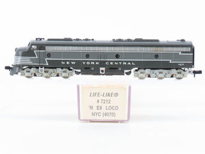 N Scale Life-Like 7212 NYC New York Central EMD E8A Diesel Locomotive #4070