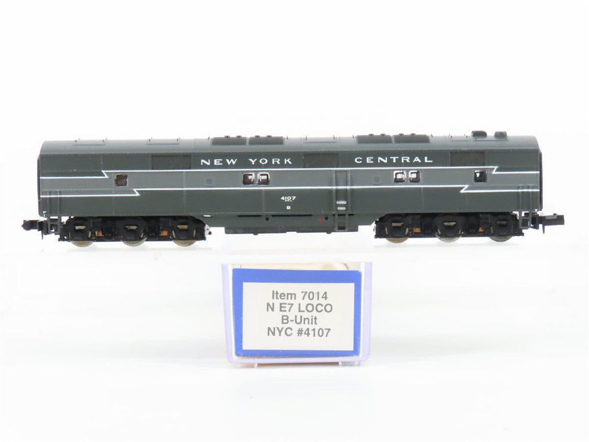 N Scale Life-Like 7014 NYC New York Central EMD E7B Diesel #4107 - Unpowered
