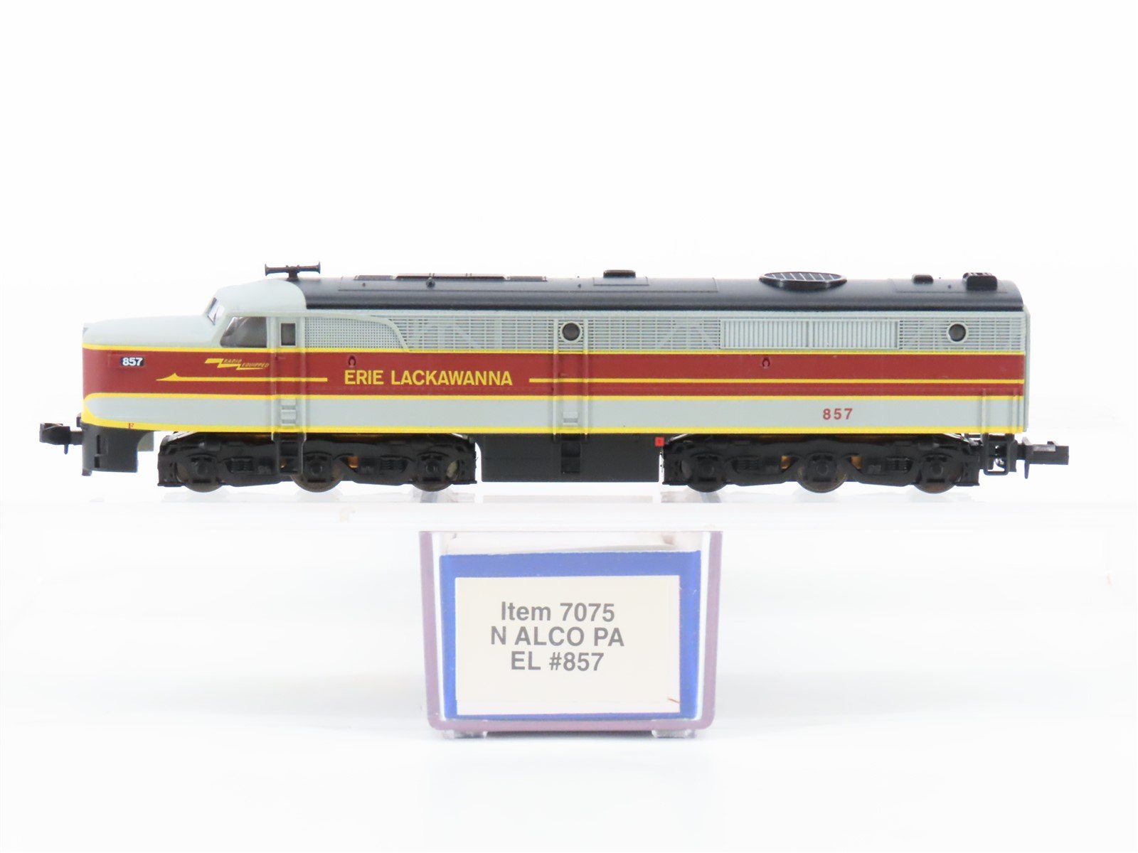 N Scale Life-Like 7075 EL Erie Lackawanna ALCO PA Diesel Locomotive #857