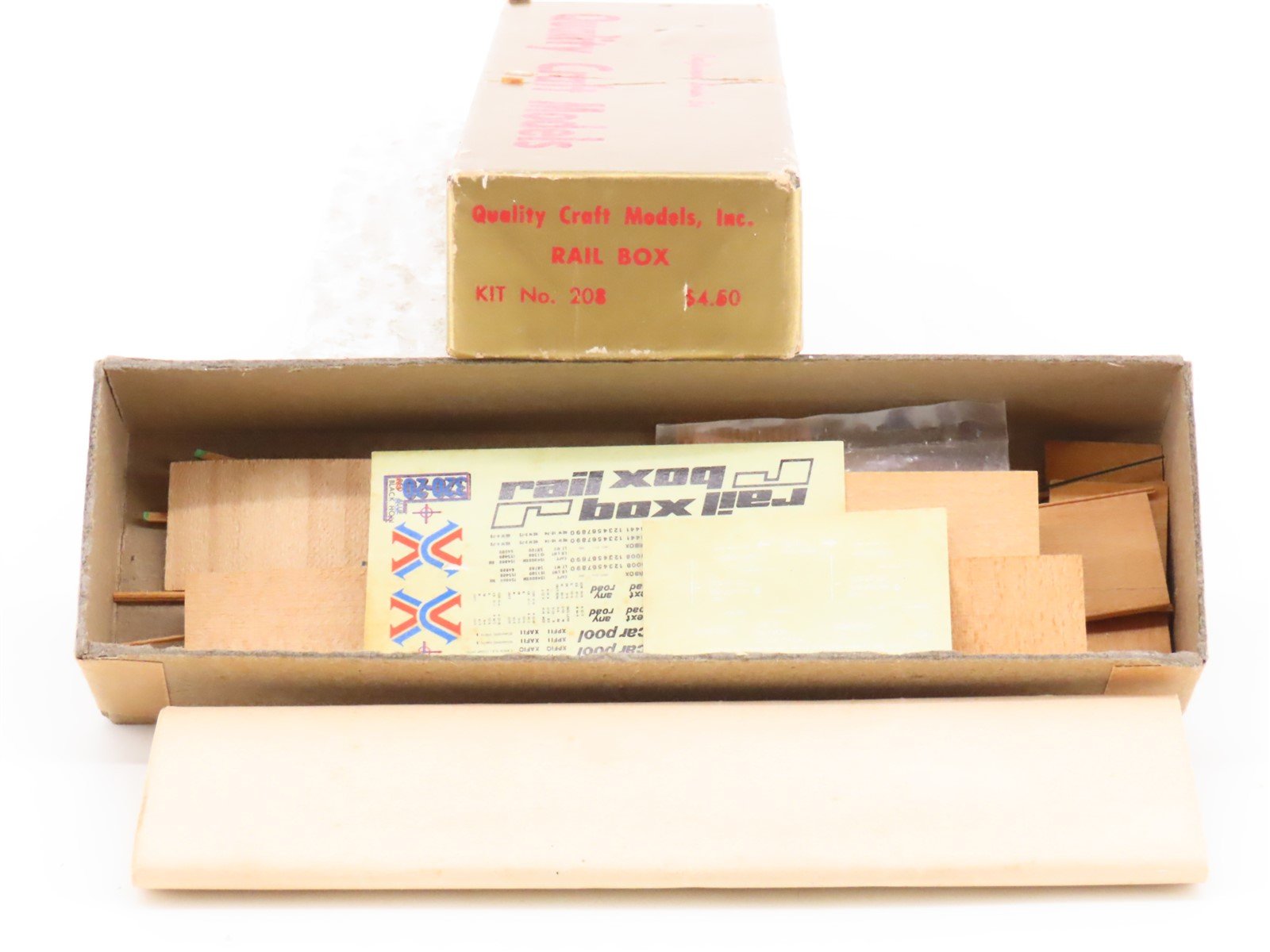 N Scale Quality Craft Craftsman Kit #208 Undecorated RBOX Railbox 50' Box Car