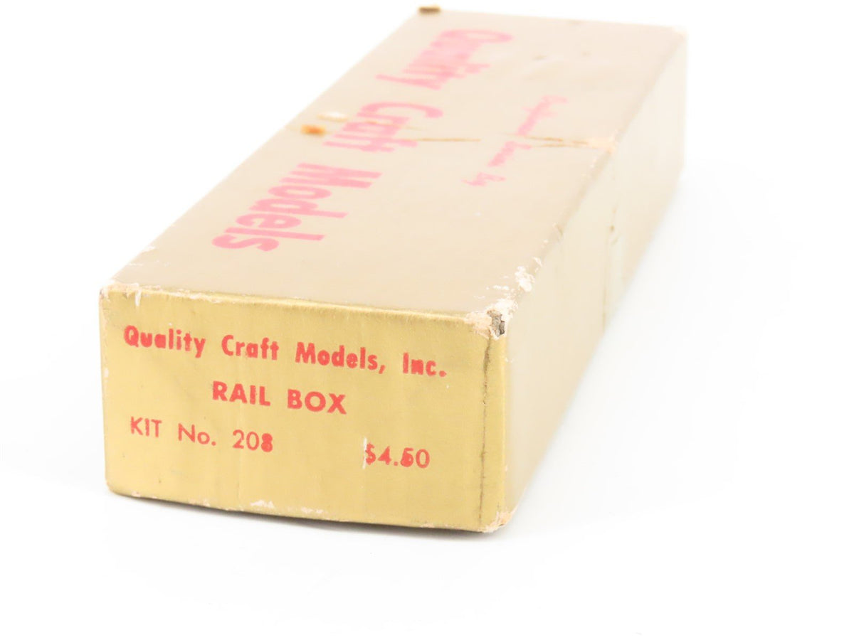 N Scale Quality Craft Craftsman Kit #208 Undecorated RBOX Railbox 50&#39; Box Car