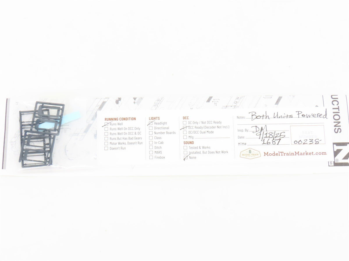 N Micro-Trains MTL 99200022 NYC EMD FTA/B Diesel Set #1601/2401 - DCC Ready
