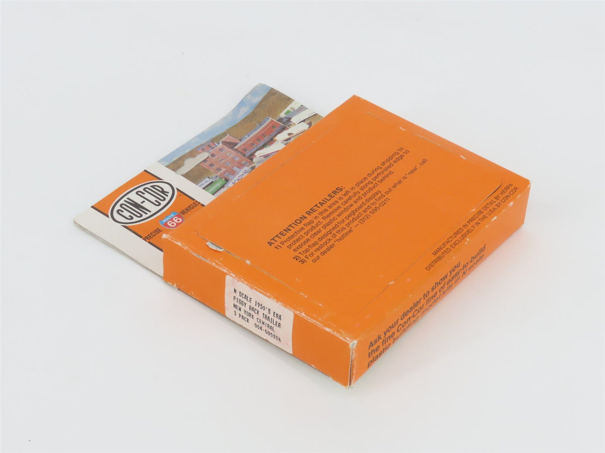 N 1/160 Scale Con-Cor 004-005116 NYC New York Central Pacemaker Trailer 3-Pack