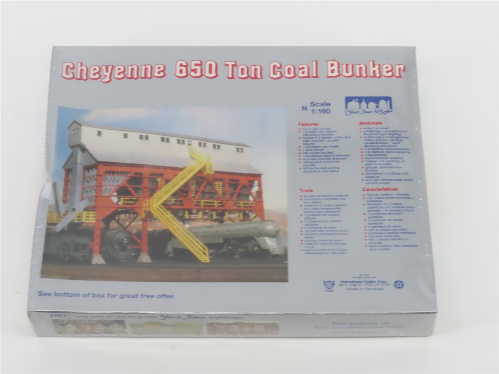 N 1/160 Scale IHC Kit 5300 Cheyenne 650 Ton Coal Bunker - Sealed