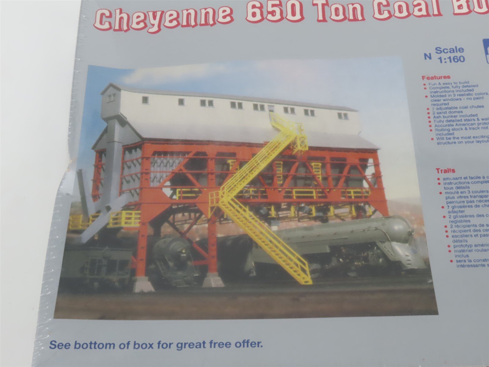 N 1/160 Scale IHC Kit 5300 Cheyenne 650 Ton Coal Bunker - Sealed