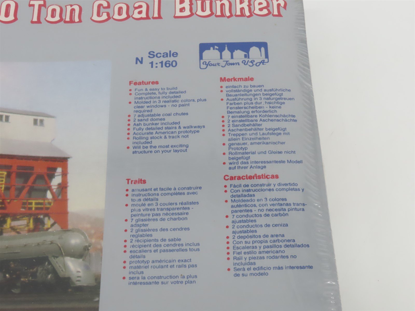 N 1/160 Scale IHC Kit 5300 Cheyenne 650 Ton Coal Bunker - Sealed