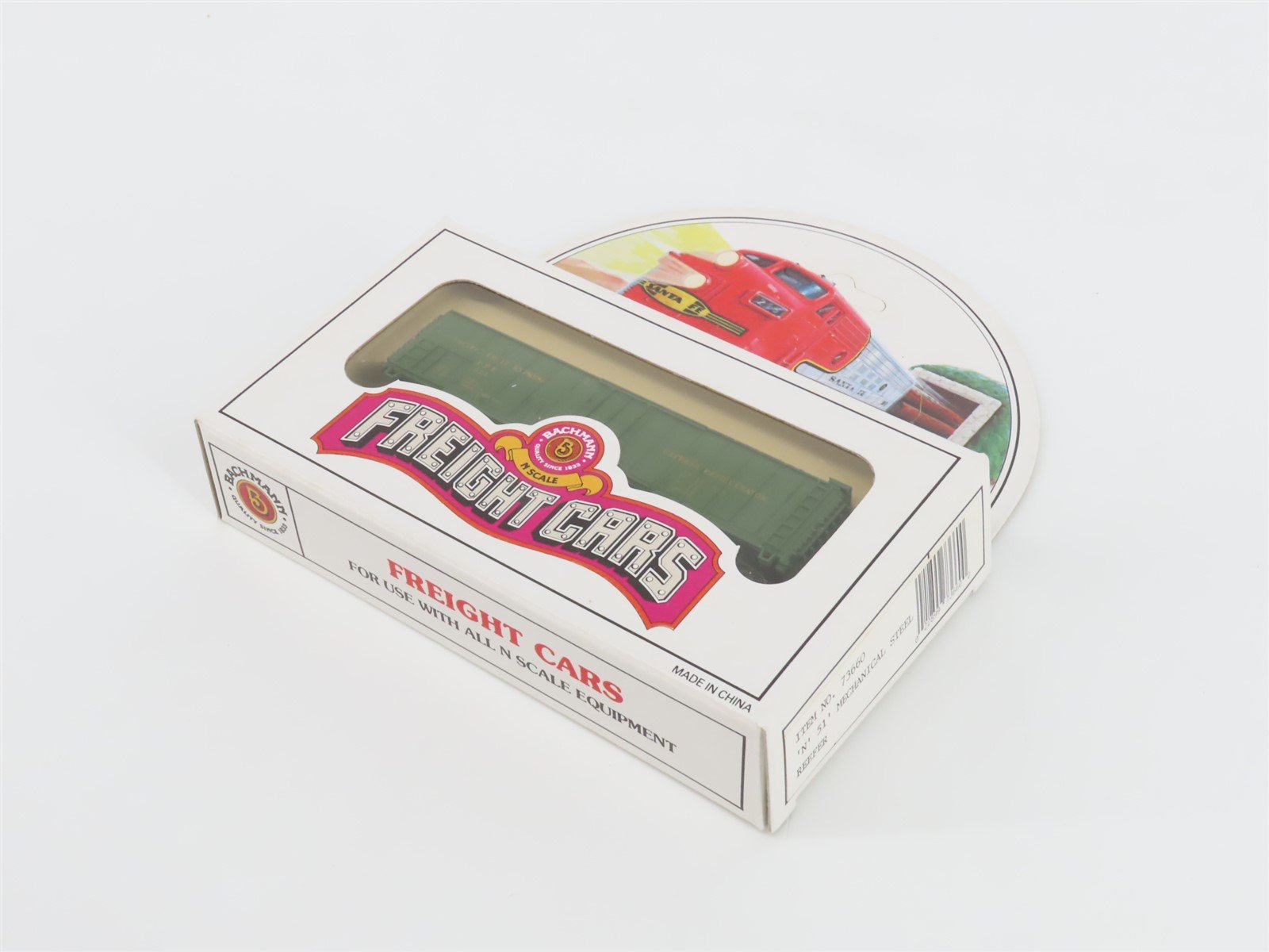 N Scale Bachmann 73660 PFE Pacific Fruit Express 51' Mechanical Reefer #924