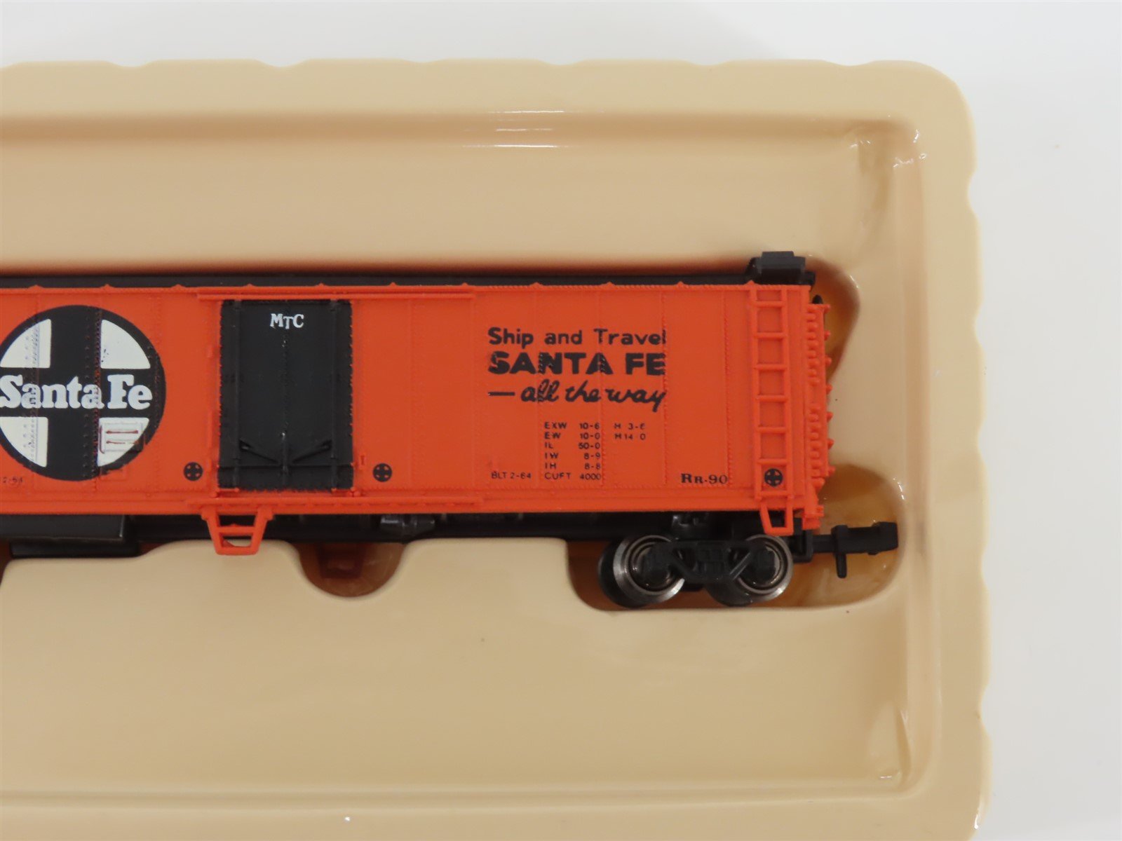 N Scale Bachmann 73660 SFRC Santa Fe Railroad 51' Mechanical Reefer #55360