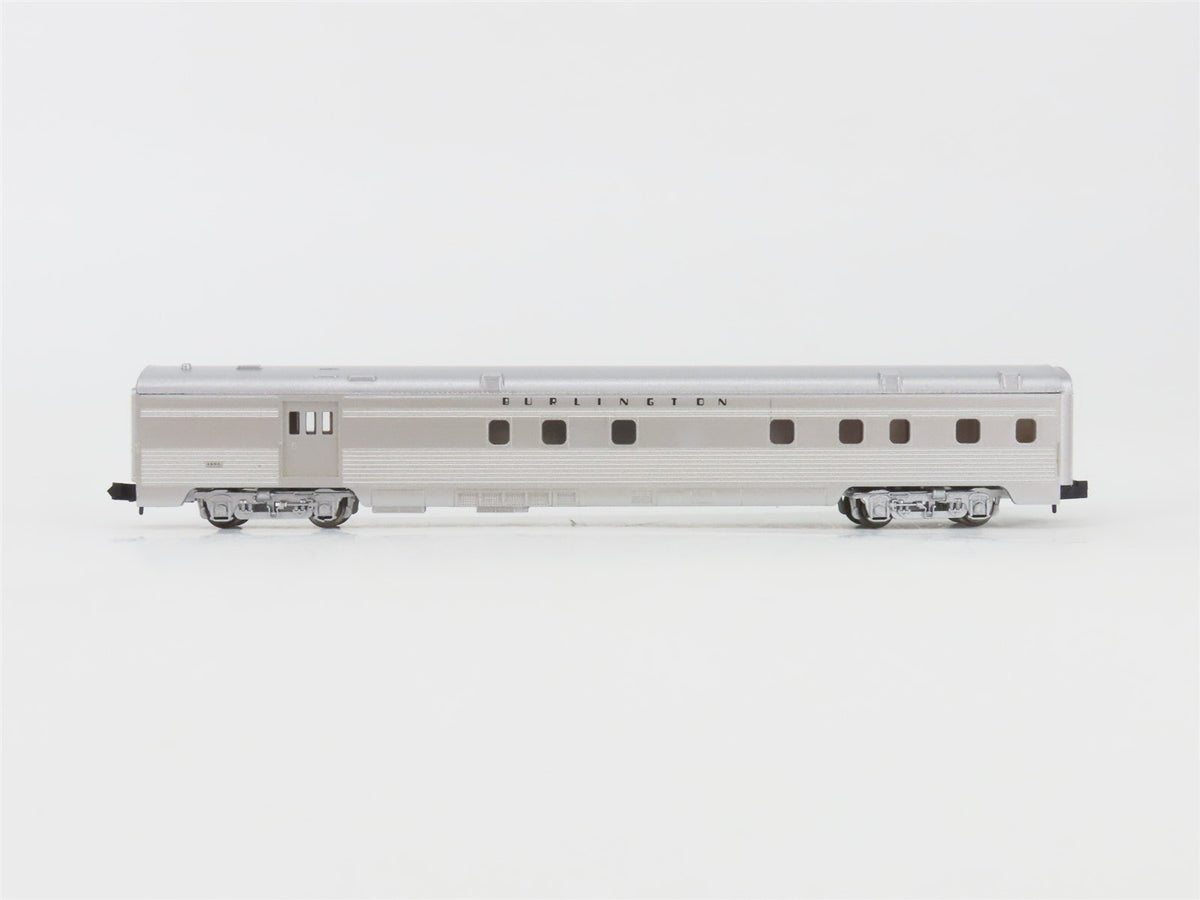 N Scale Con-Cor CB&amp;Q Burlington Combine Passenger Car #1601