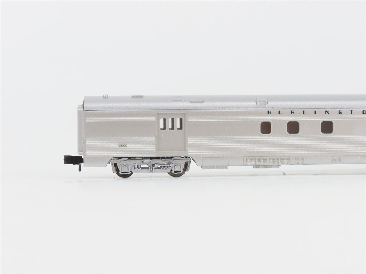 N Scale Con-Cor CB&amp;Q Burlington Combine Passenger Car #1601