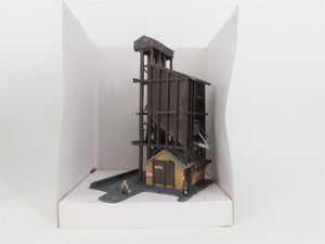 HO 1/87 Scale Model Power 560 Lighted Lackawanna Coaling Station w/ Figures