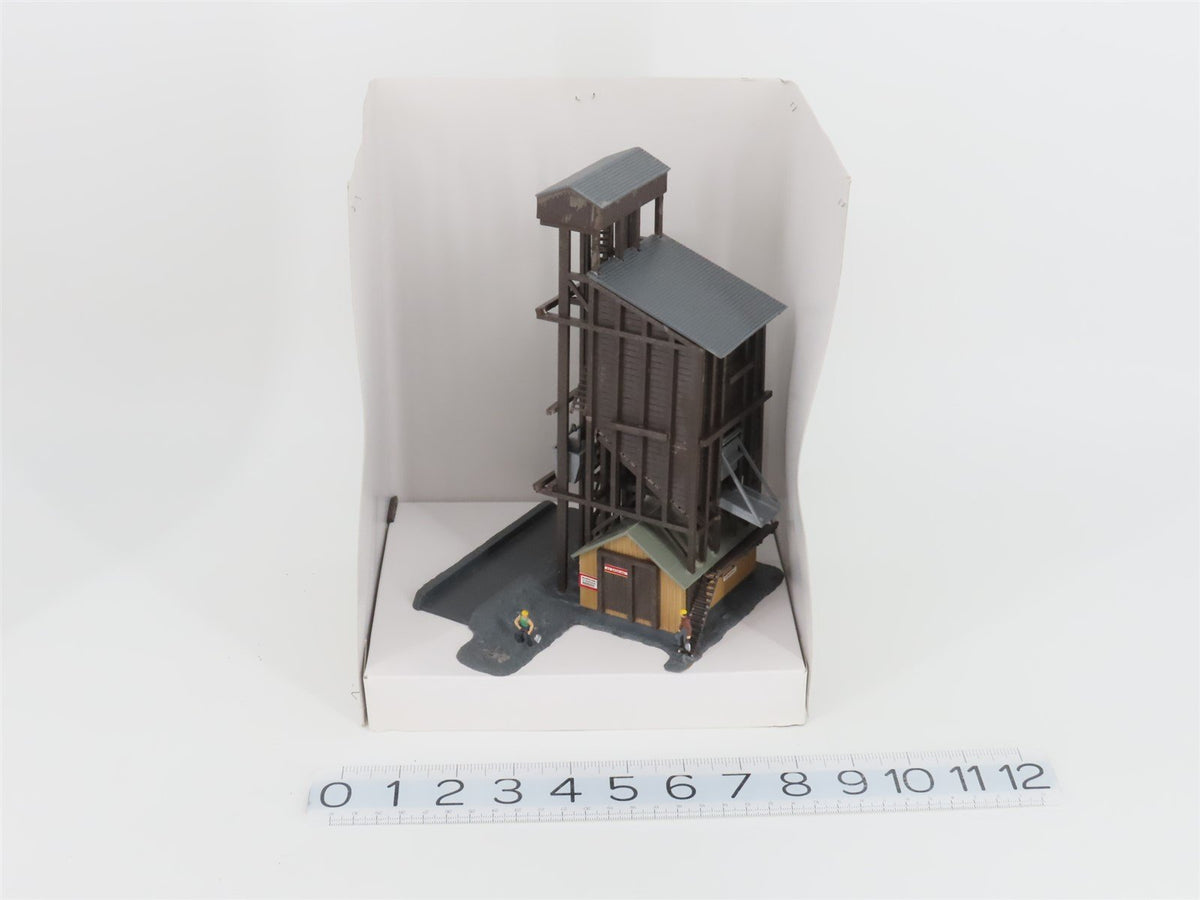 HO 1/87 Scale Model Power 560 Lighted Lackawanna Coaling Station w/ Figures