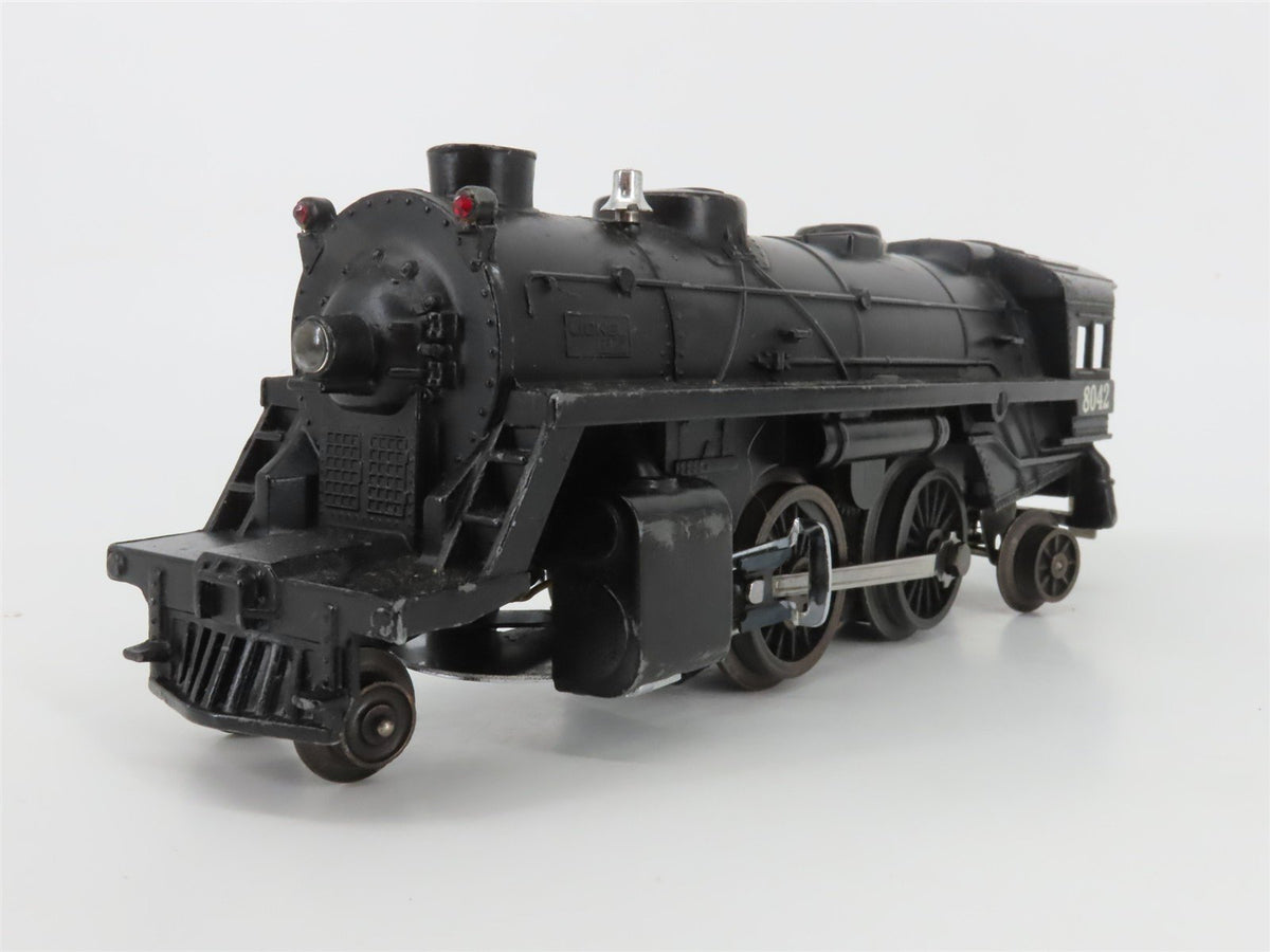 O Gauge 3-Rail Lionel PRR Pennsylvania 2-4-2 Steam Locomotive #8042