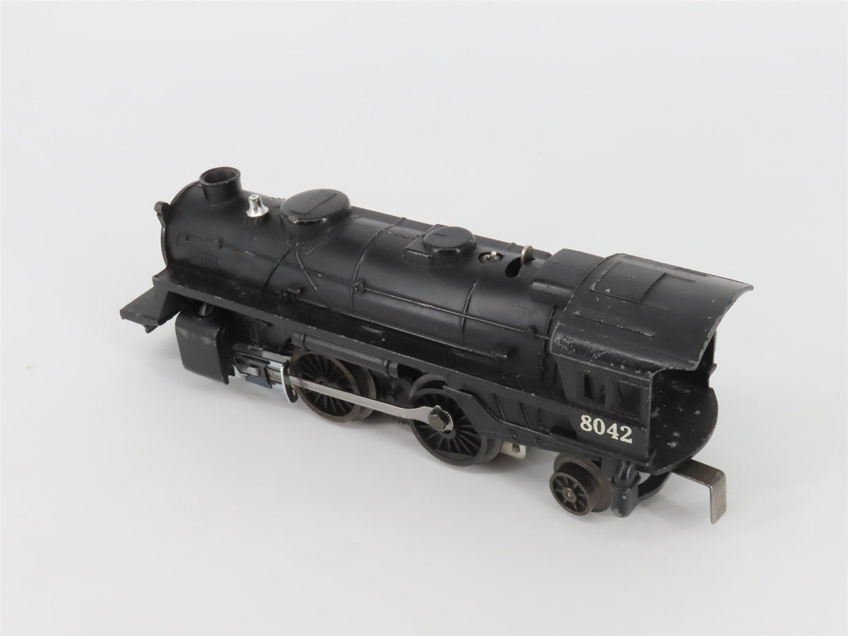 O Gauge 3-Rail Lionel PRR Pennsylvania 2-4-2 Steam Locomotive #8042