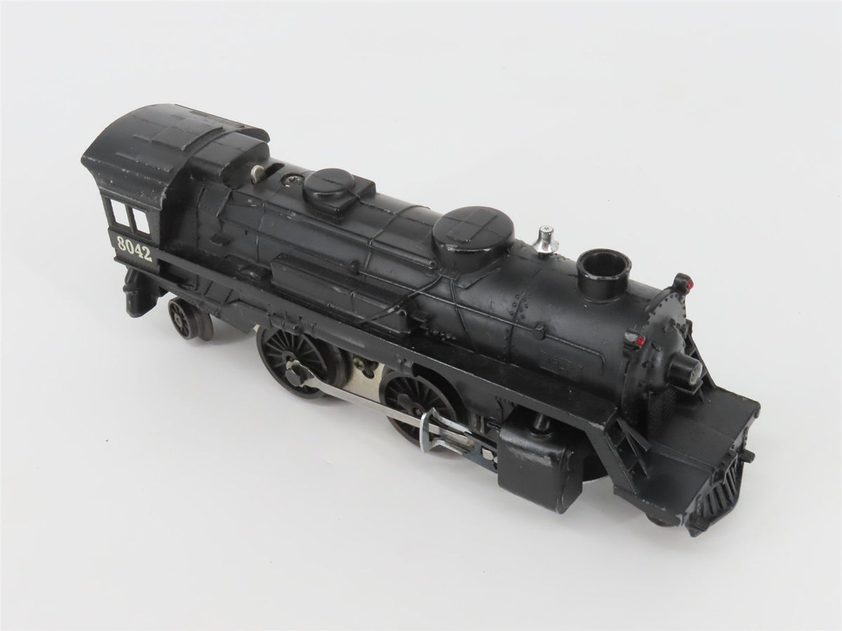 O Gauge 3-Rail Lionel PRR Pennsylvania 2-4-2 Steam Locomotive #8042