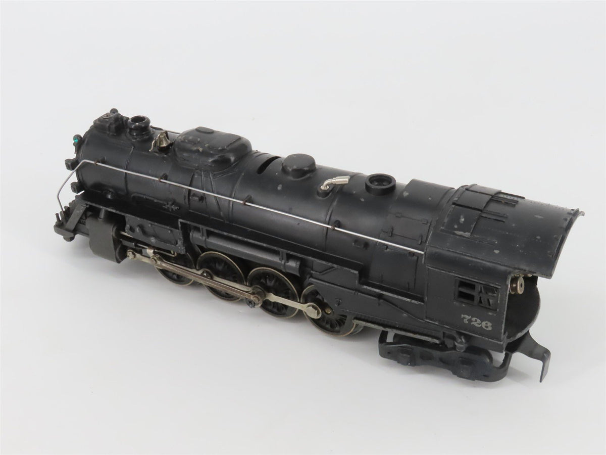O Gauge 3-Rail Lionel 726 Postwar 2-8-4 Berkshire Steam Locomotive