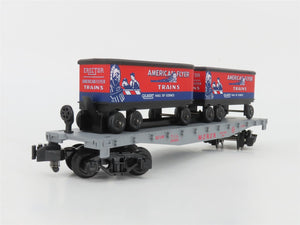 S Scale American Flyer 6-49818 CIL Monon Piggyback Flat Car #24550 w/ Unloader