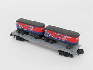 S Scale American Flyer 6-49818 CIL Monon Piggyback Flat Car #24550 w/ Unloader