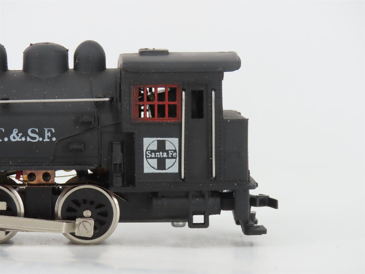 HO Scale Life-Like 08751 ATSF &quot;Li&#39;l Joe Switcher&quot; 0-4-0 Steam Freight Train Set