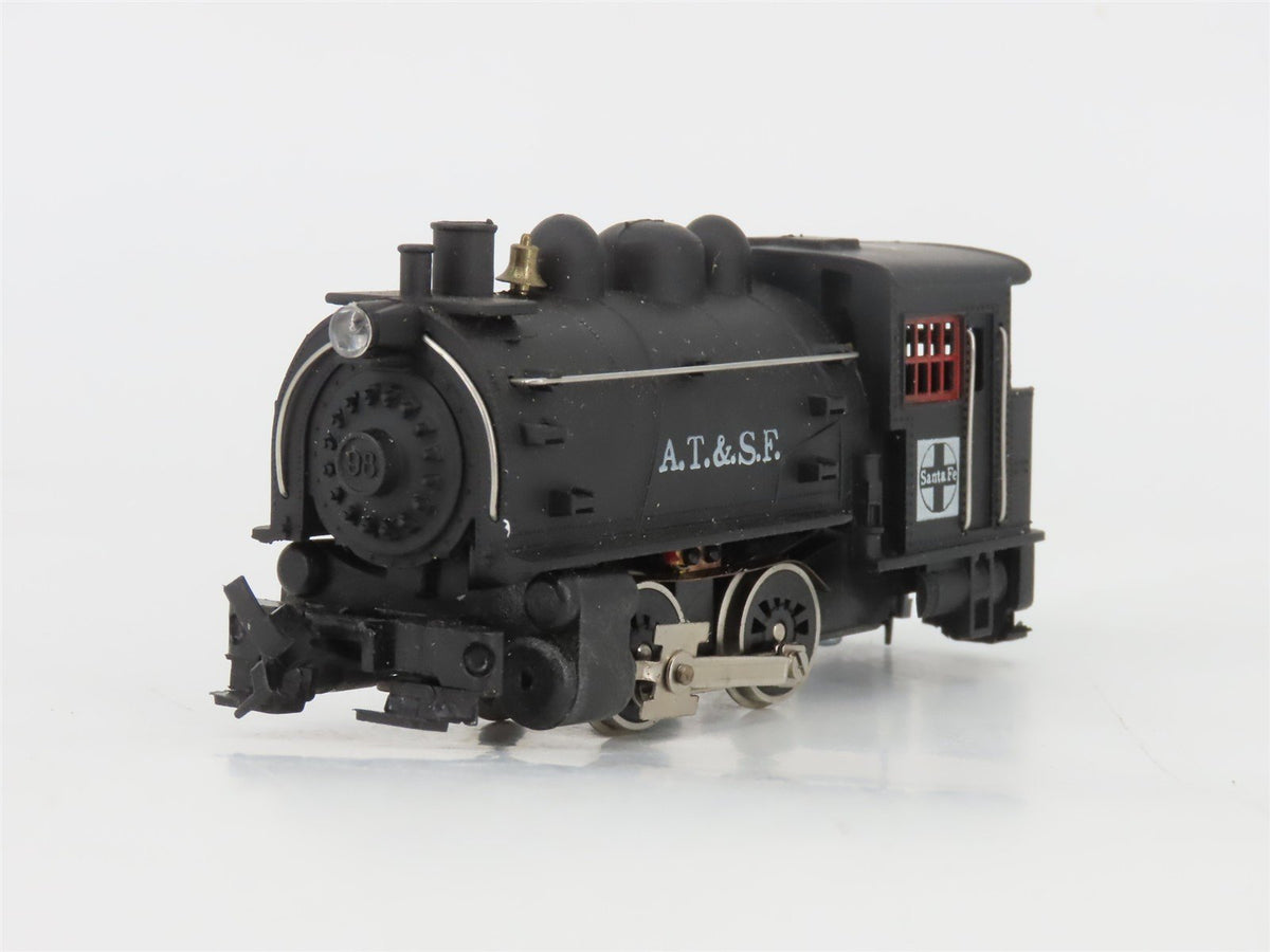 HO Scale Life-Like 08751 ATSF &quot;Li&#39;l Joe Switcher&quot; 0-4-0 Steam Freight Train Set