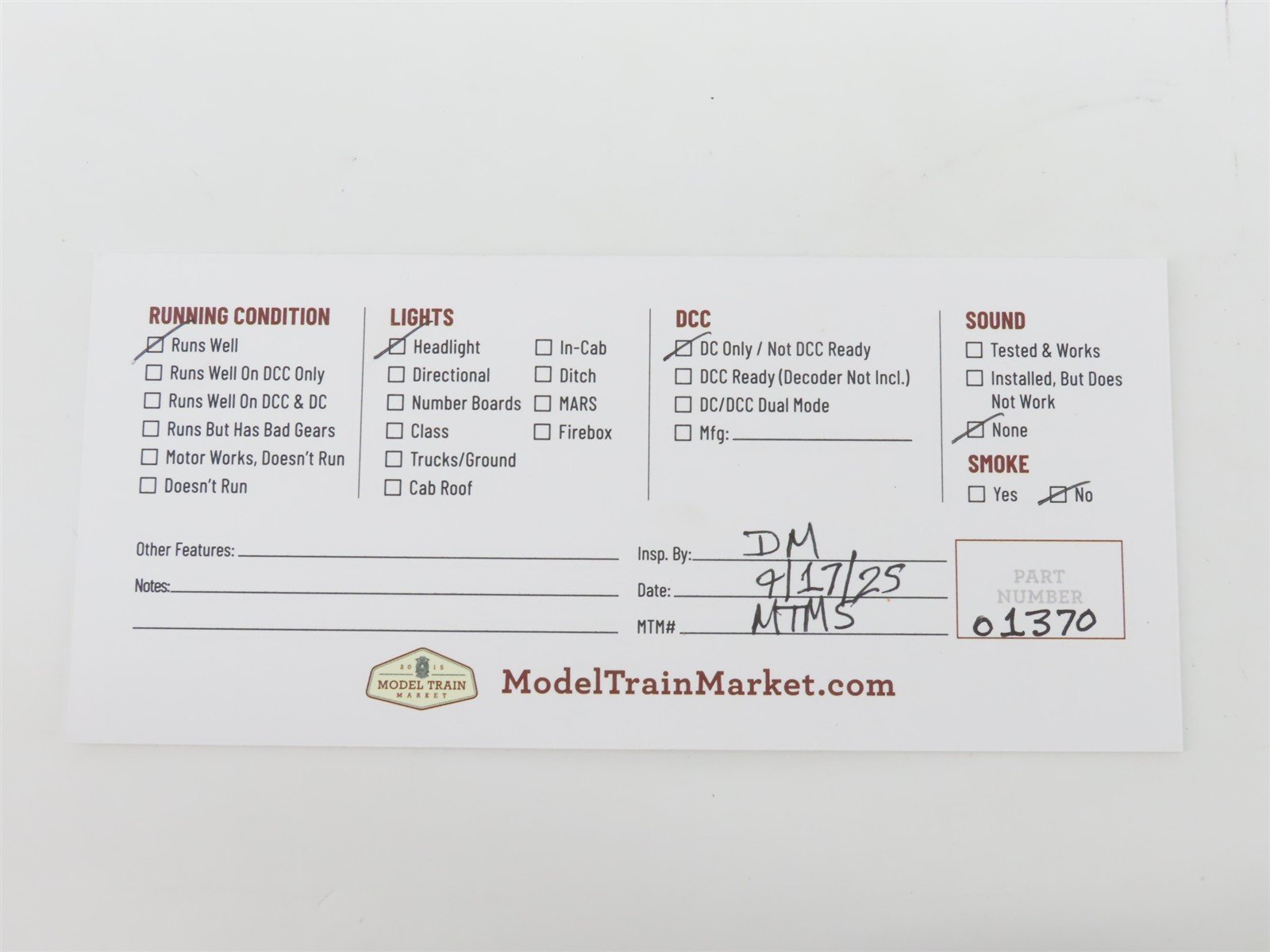 HO Scale Life-Like 08751 ATSF 