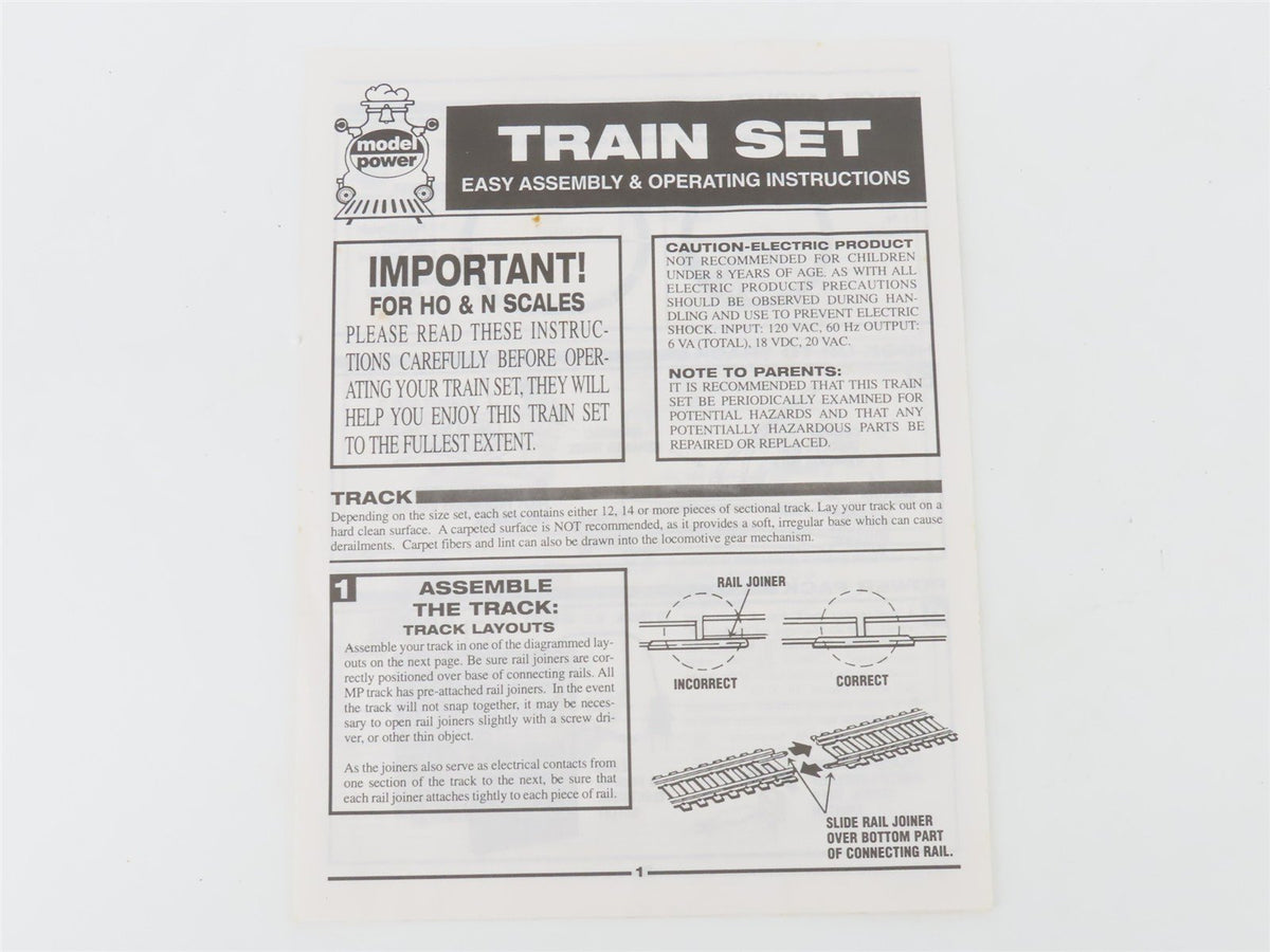HO Scale Model Power/PIKO 2500 AMTK Amtrak Phase 3 EMU 3-Unit Electric Train Set