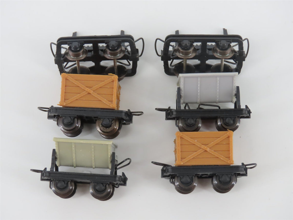 HOe Scale ROCO 31004 Unlettered European Diesel Switcher Freight Train Set