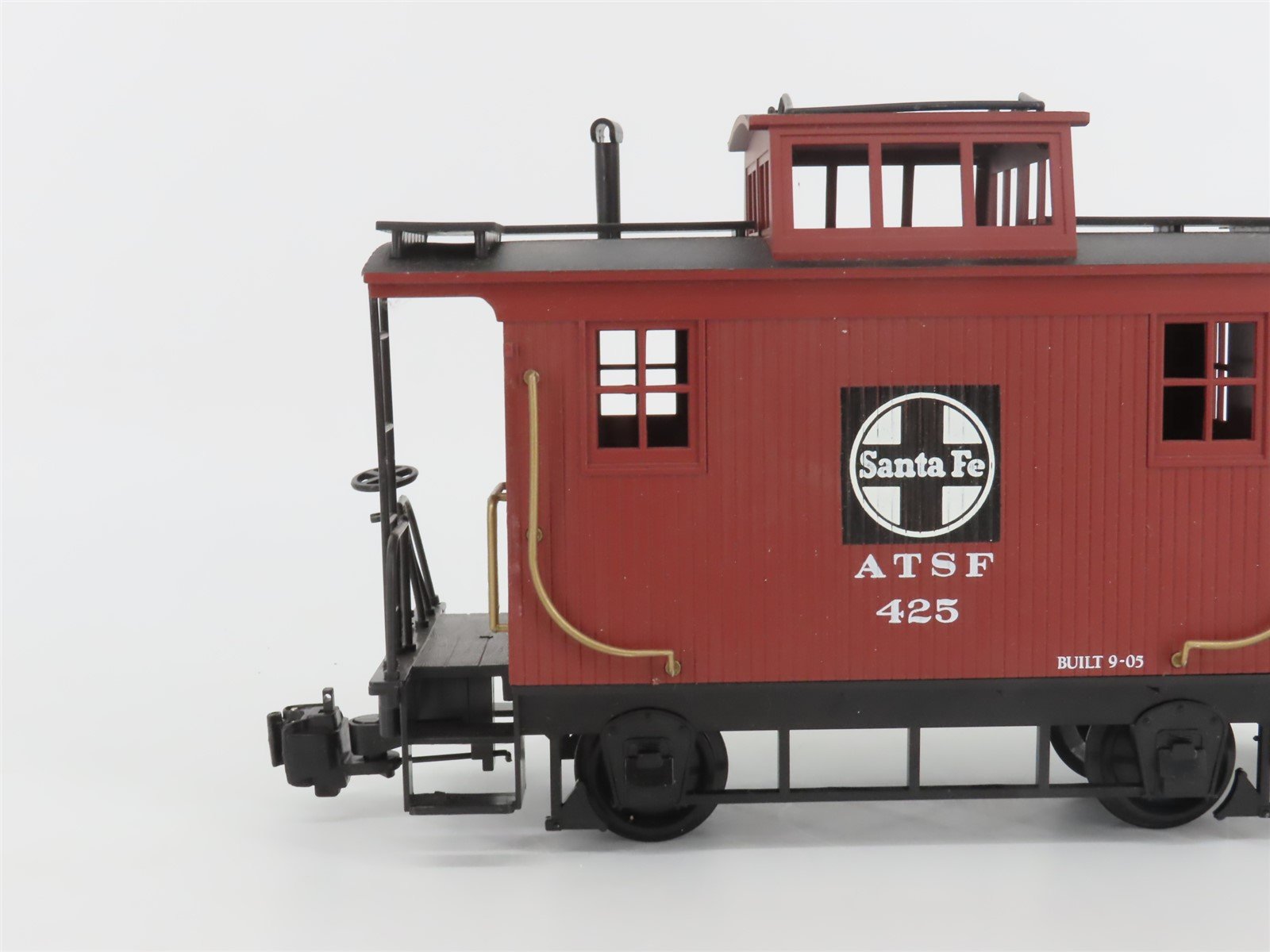 G Scale Bachmann Big Haulers ATSF Santa Fe Bobber Caboose #425