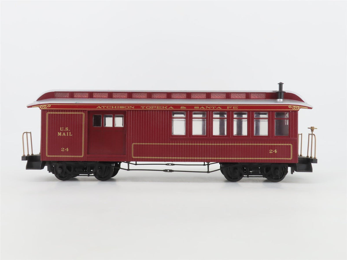 G Scale Bachmann ATSF Atchison Topeka Santa Fe Combine Passenger Car #24