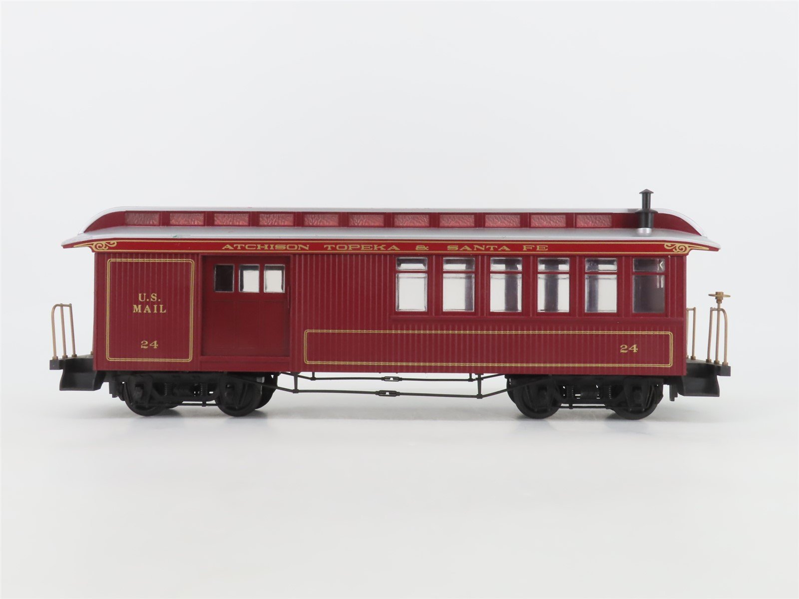 G Scale Bachmann ATSF Atchison Topeka Santa Fe Combine Passenger Car #24