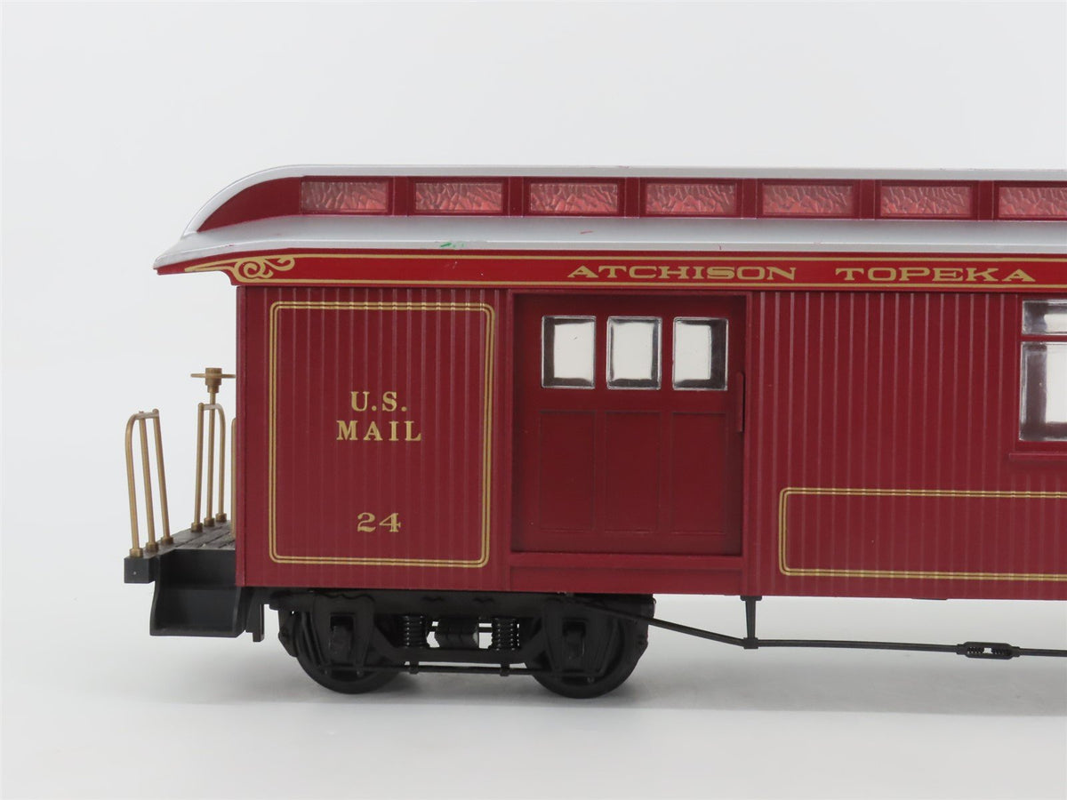 G Scale Bachmann ATSF Atchison Topeka Santa Fe Combine Passenger Car #24