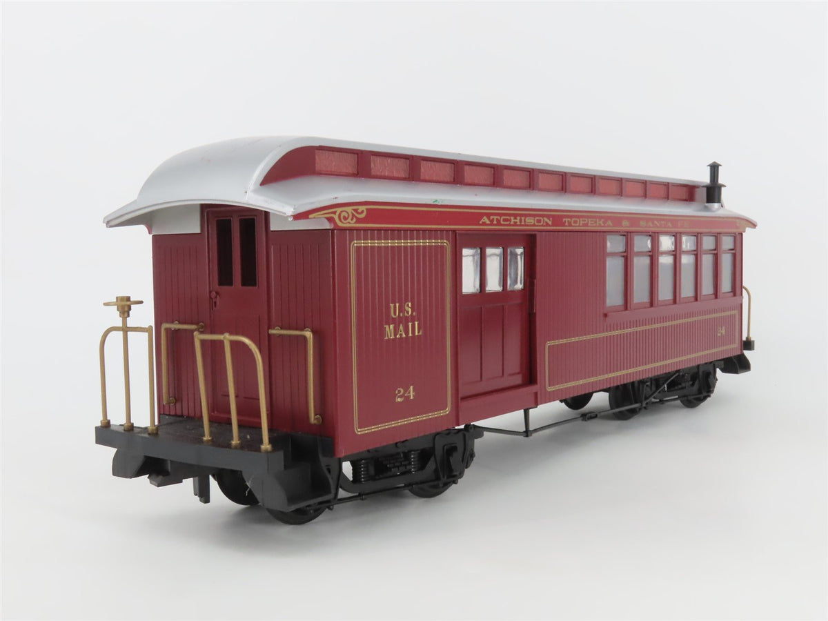 G Scale Bachmann ATSF Atchison Topeka Santa Fe Combine Passenger Car #24