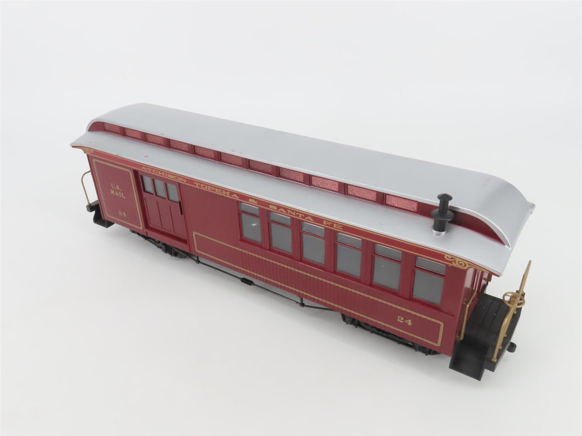 G Scale Bachmann ATSF Atchison Topeka Santa Fe Combine Passenger Car #24