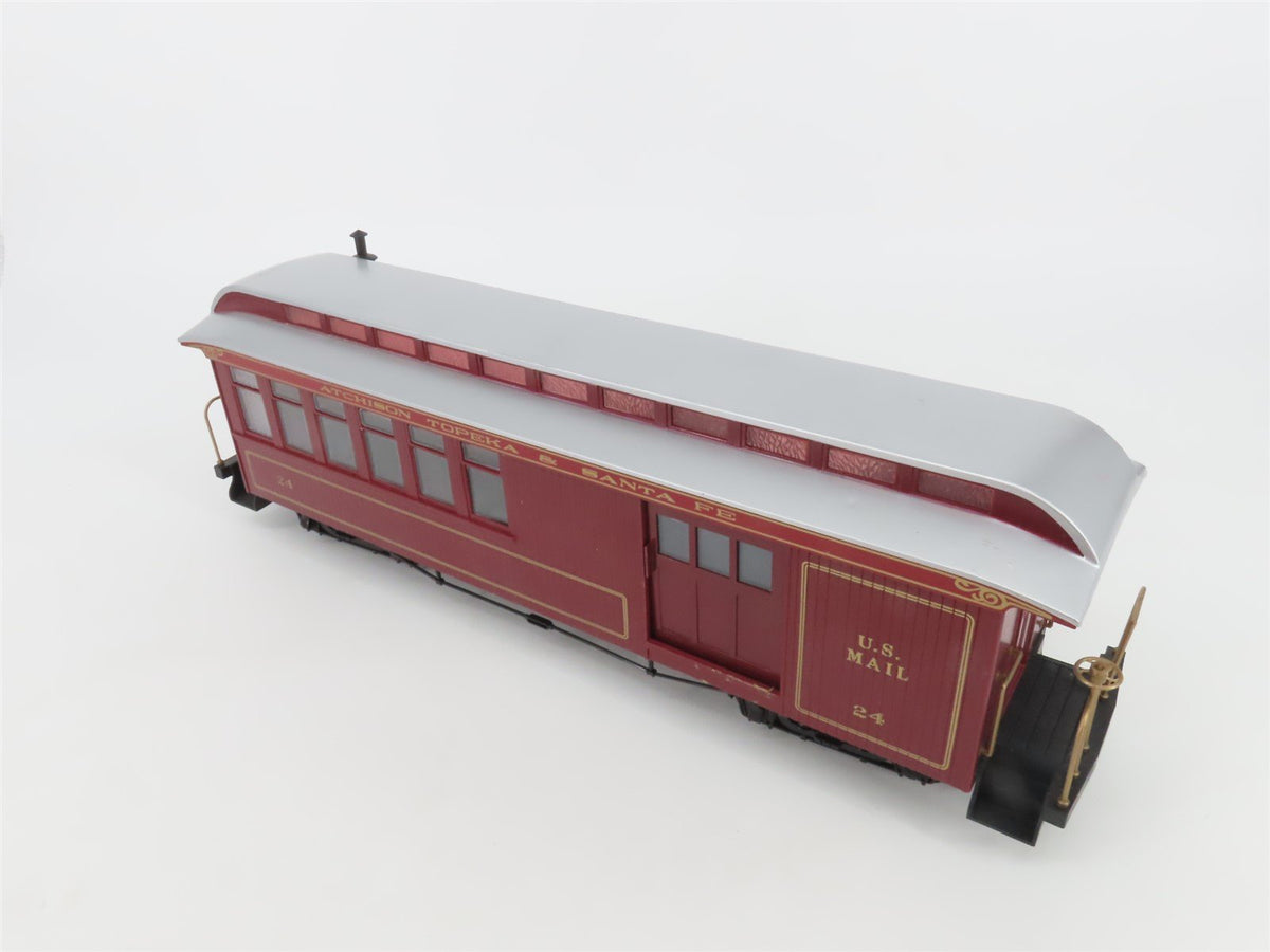 G Scale Bachmann ATSF Atchison Topeka Santa Fe Combine Passenger Car #24