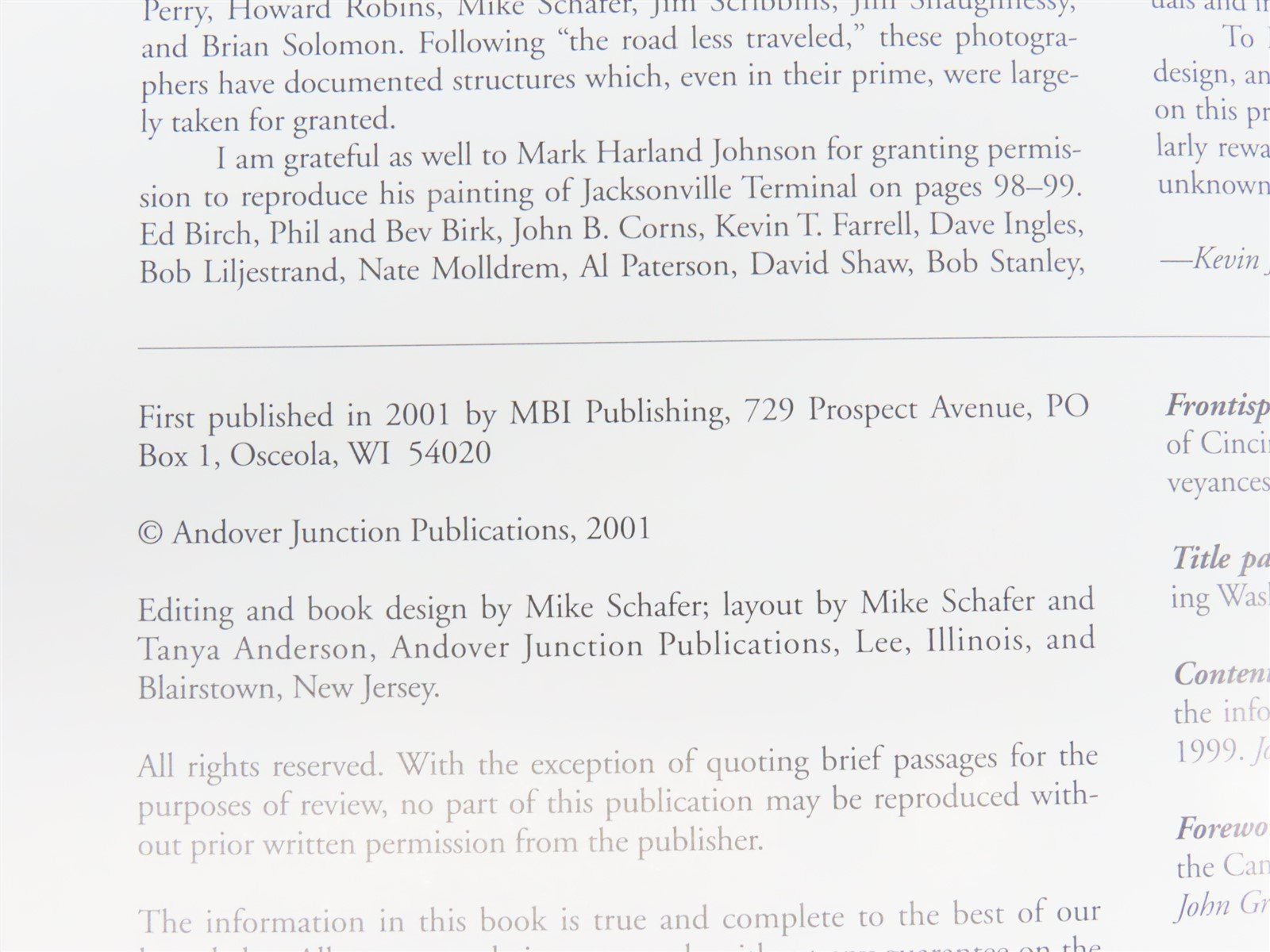 Classic American Railroad Terminals by Kevin J. Holland ©2001 HC Book