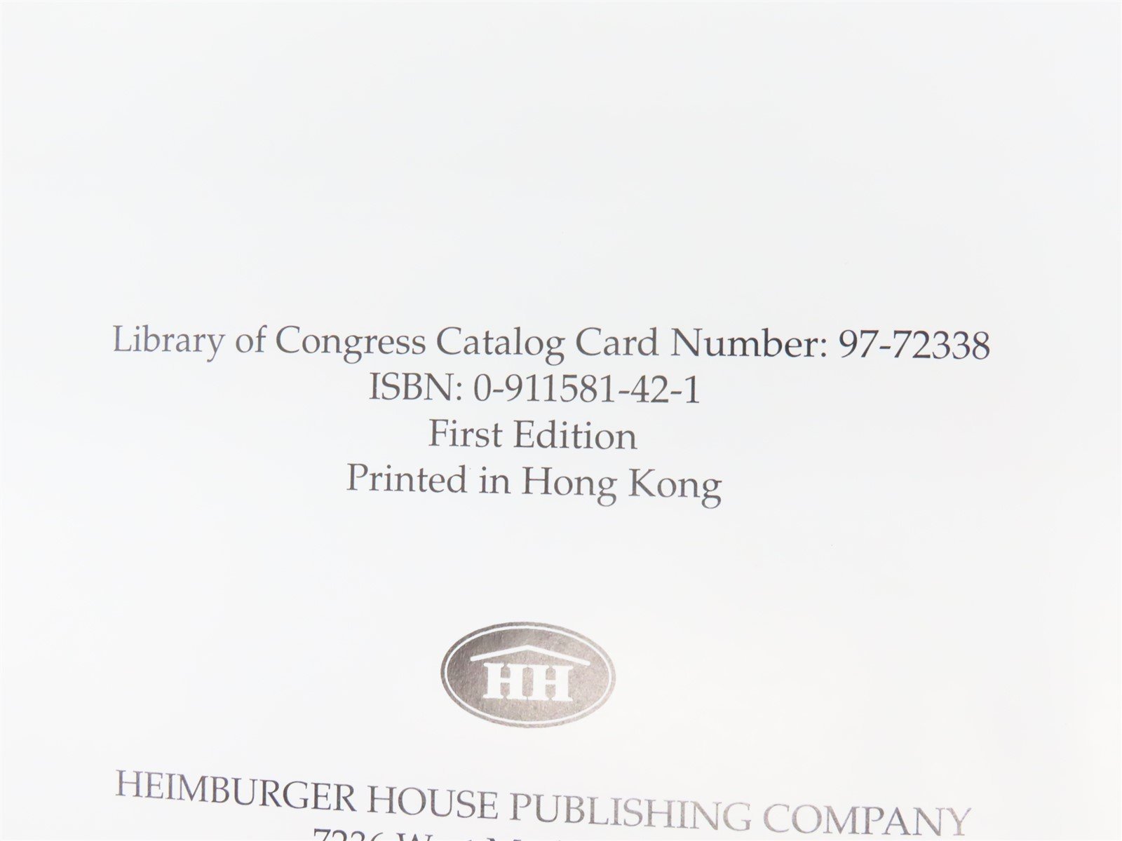 America's Rail Pictorial by Russ Porter ©2005 HC Book