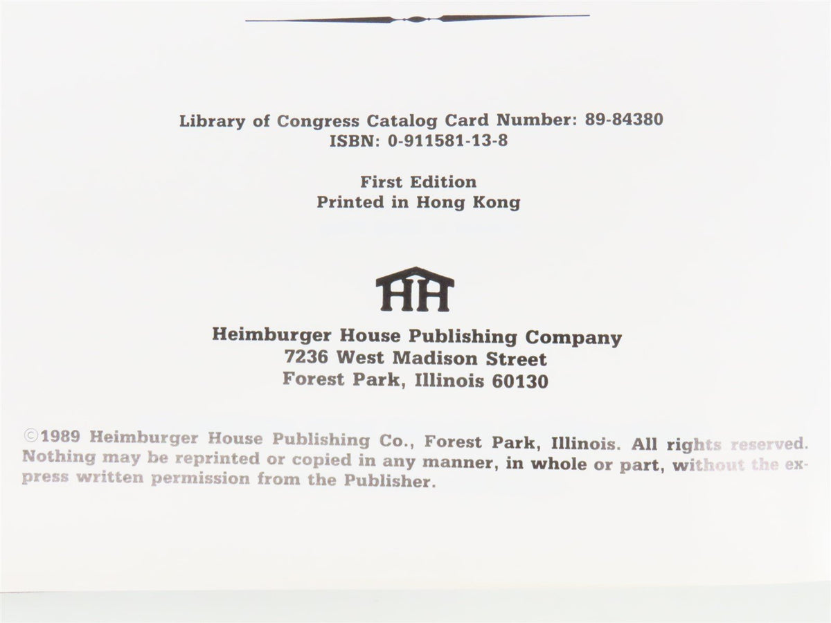 Trains of America by Donald J. Heimburger ©1989 HC Book