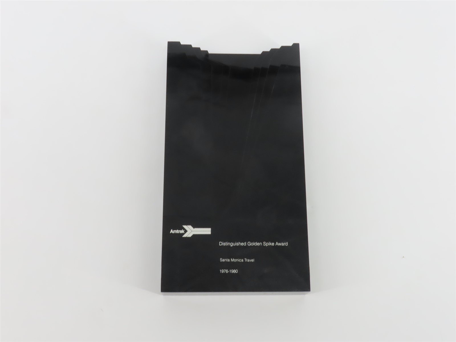 Amtrak Distinguished Golden Spike Award - Santa Monica Travel 1976-1980