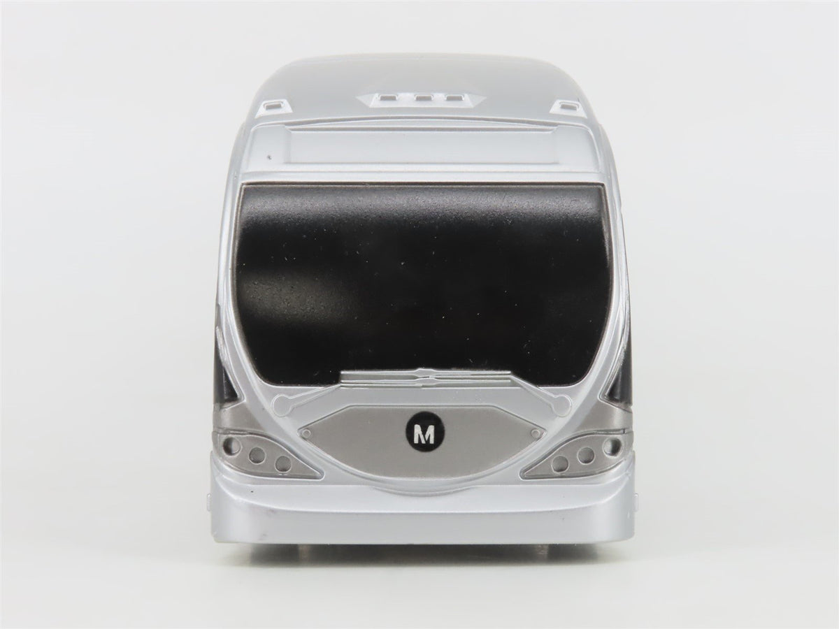 LA Metro Liner Articulated NABI Silver Plastic Bus #9200