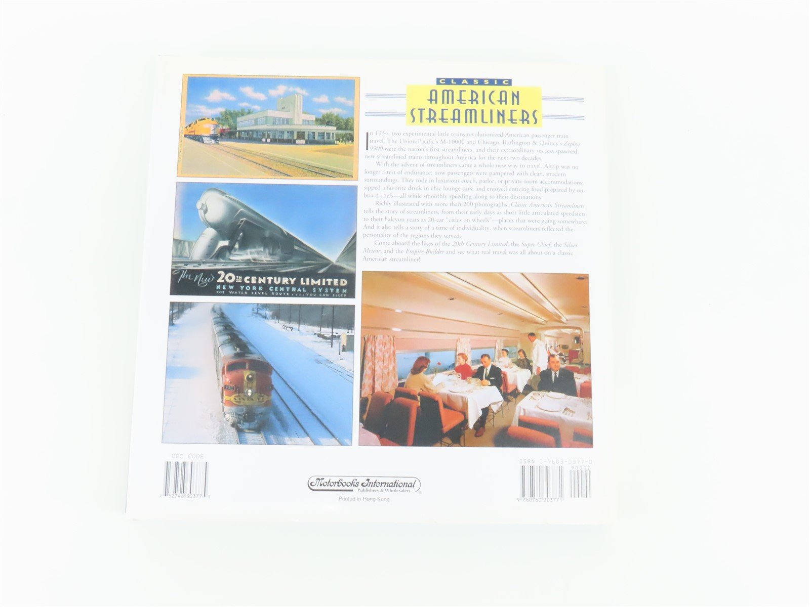 Classic American Streamliners by Mike Schafer and Joe Welsh ©1997 HC Book