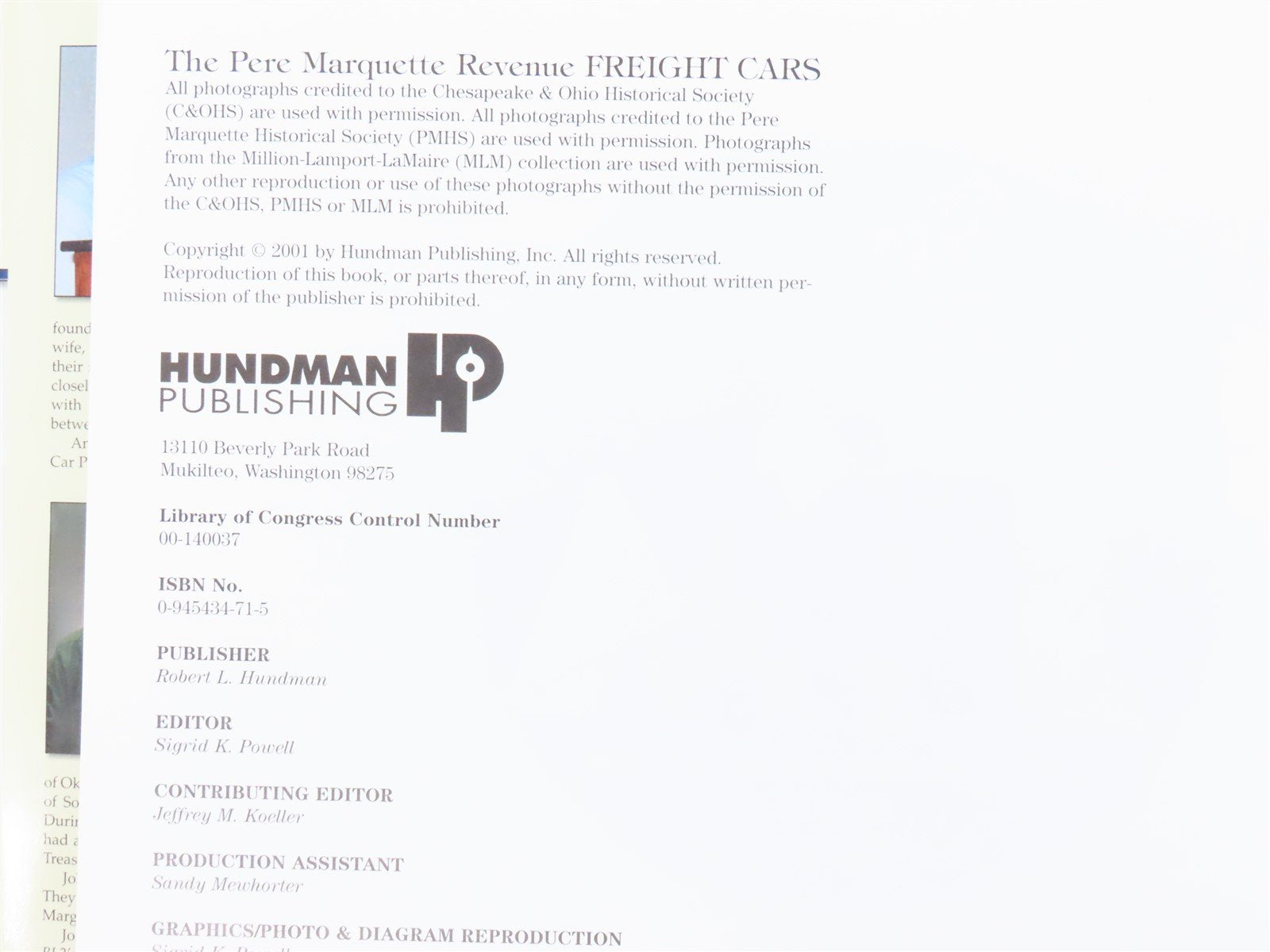 Pere Marquette Revenue Freight Cars by Arthur B. Million & John C. Paton ©2001