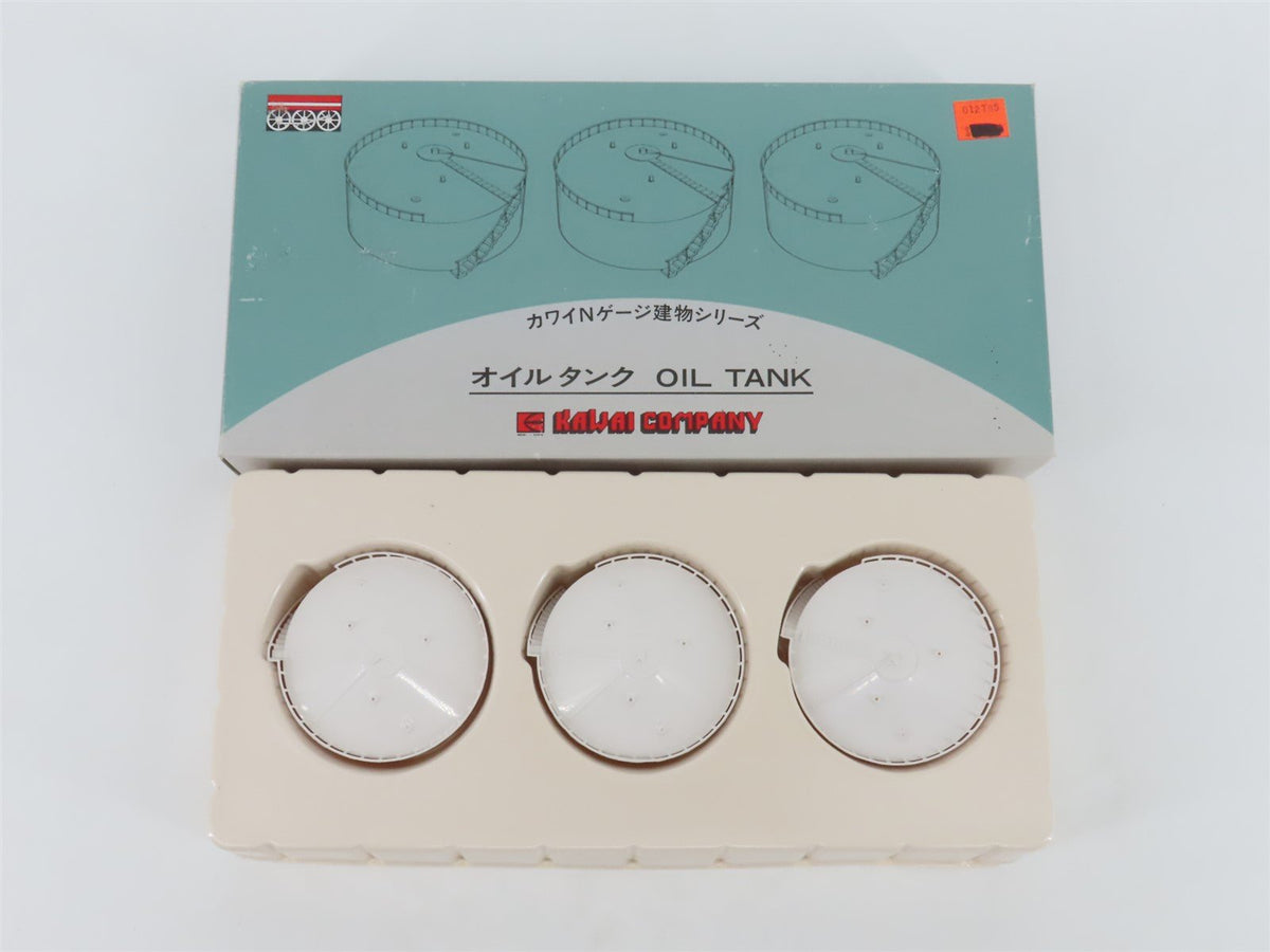 N 1/160 Scale Kawai Company Kit 66-1500 Oil Tank 3-Pieces (White)