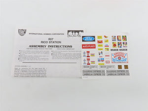 HO 1/87 Scale IHC Your Town U.S.A. Kit 807 Rico Station