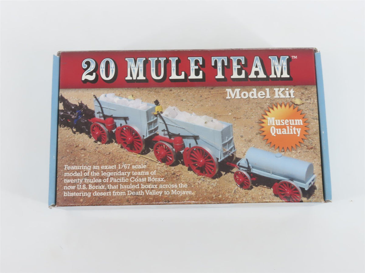 S 1/67 Scale 20 Mule Team Museum Quality Plastic Model Skill Level 3 Kit